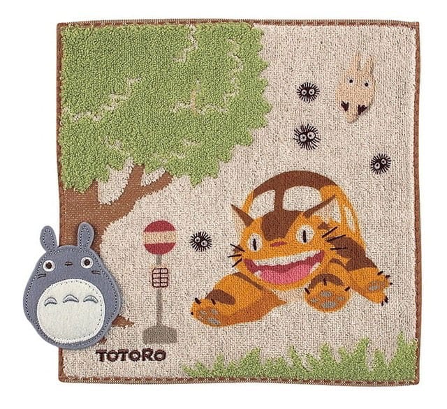 PRE ORDINE - My Neighbor Totoro Mini Towel Bus Stop 25 x 25 cm