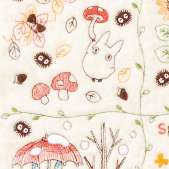 PRE ORDINE - My Neighbor Totoro Mini Towel Wreath of Nuts 25 x 25 cm
