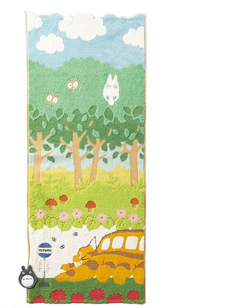 PRE ORDINE - My Neighbor Totoro Towel Catbus on it's way 34 x 80 cm