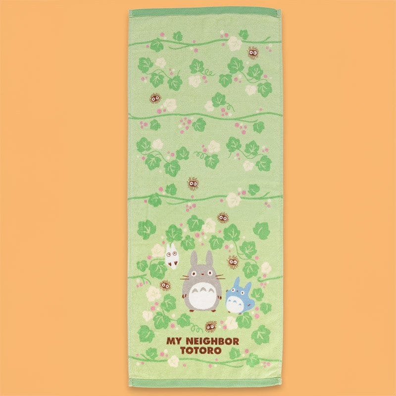 PRE ORDINE - My Neighbor Totoro Natsu Towel Totoro Green Leaf 34 x 80 cm