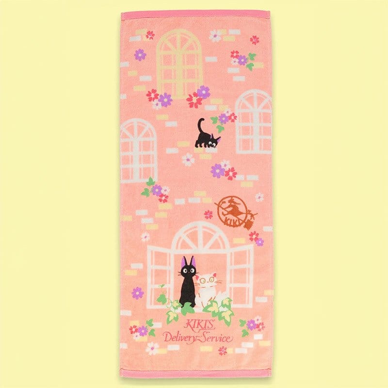 PRE ORDINE - Kiki's Delivery Service Natsu Towel Sweet Pink Jiji 34 x 80 cm