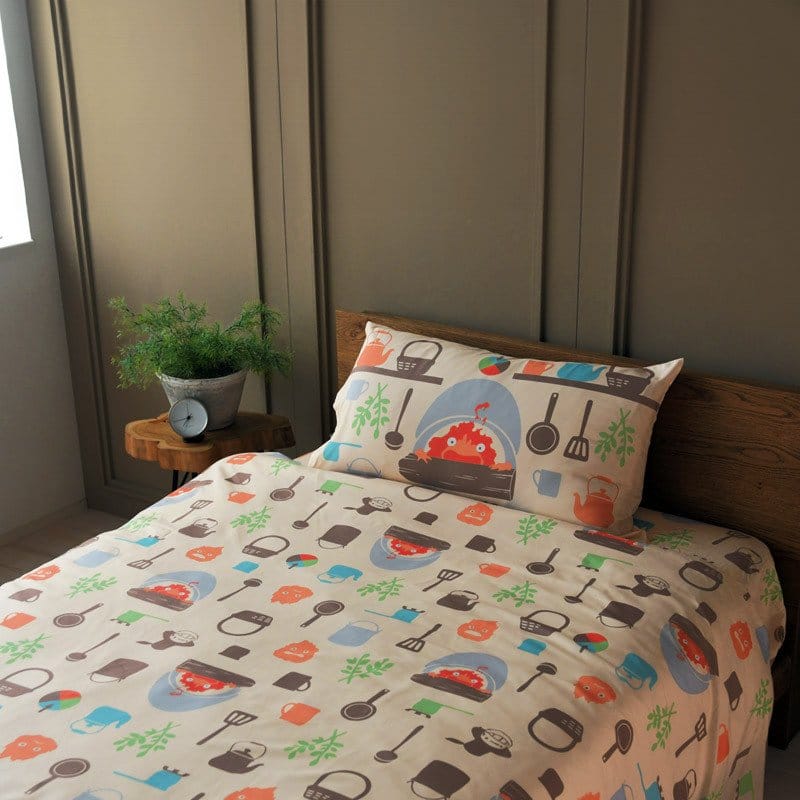 PRE ORDINE - Howl’s Moving Castle Natsu Duvet Set Cook with Calcifer