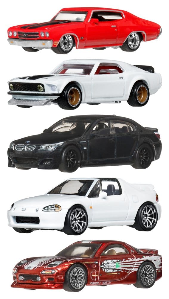 PRE ORDINE - Fast & Furious Hot Wheels Premium Die-Cast Vehicles 1/64 979P Assortment (10)