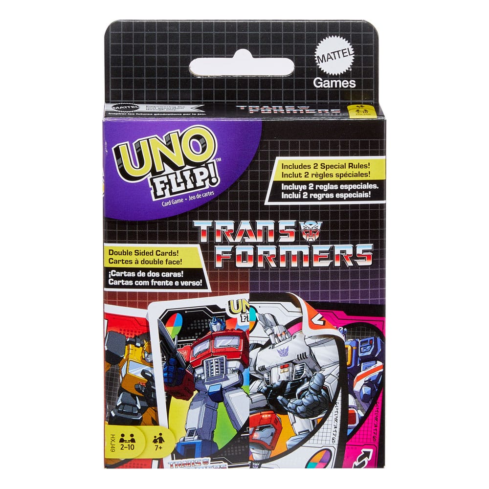 PRE ORDINE - Transformers UNO Flip! Card Game