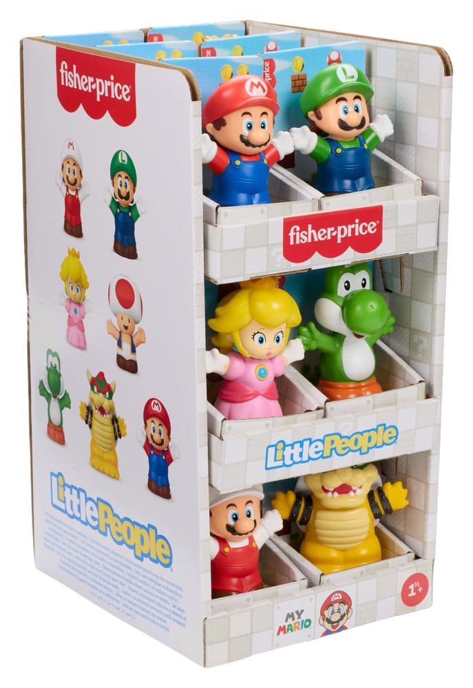 PRE ORDINE - My Mario Little People Mini Figures 7 cm Display (18)