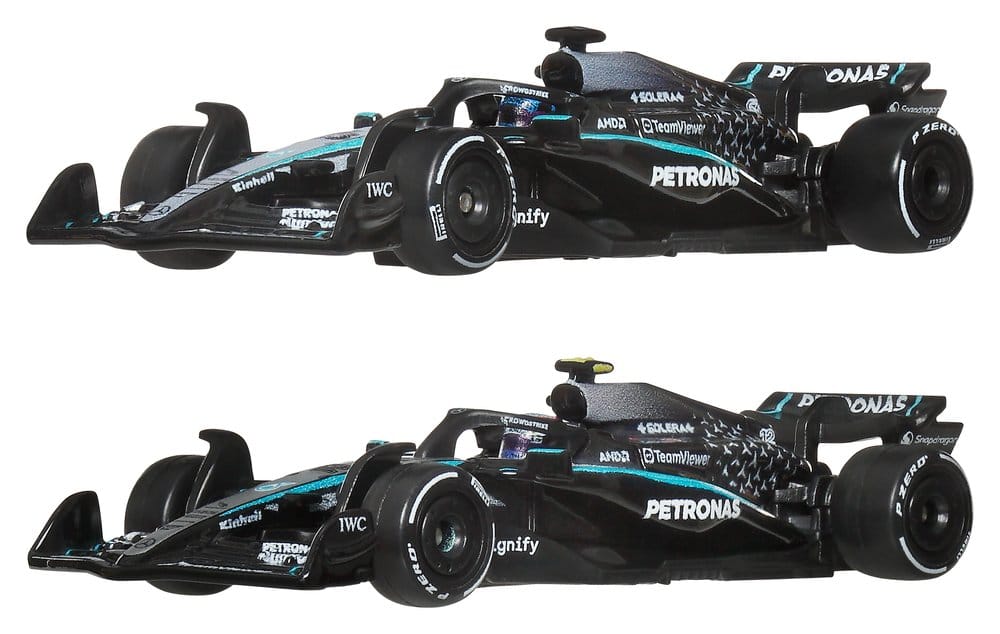 PRE ORDINE - Formula 1 Hot Wheels Premium Die-Cast Vehicle 2-Pack 1:64 Team Mercedes-AMG PETRONAS