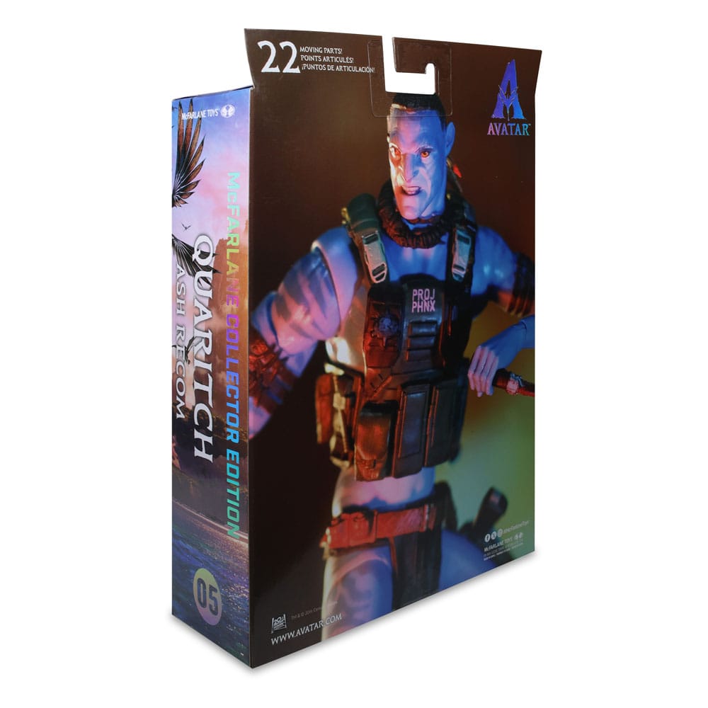 MCFARLANE2025 - Avatar: Fire and Ash Action Figure Quaritch (Ash Recom) (Gold Label) 18 cm