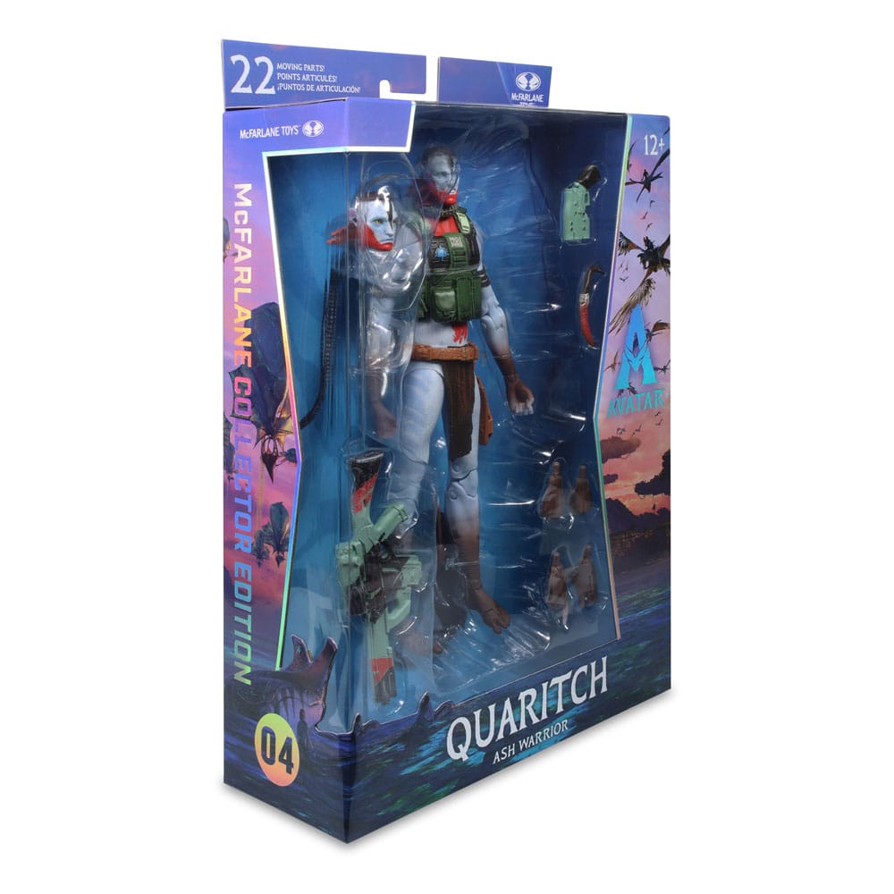McFARLANE TOYS 2025 - Avatar: Fire and Ash Action Figure Recom Quaritch (Ash Warrior) 18 cm