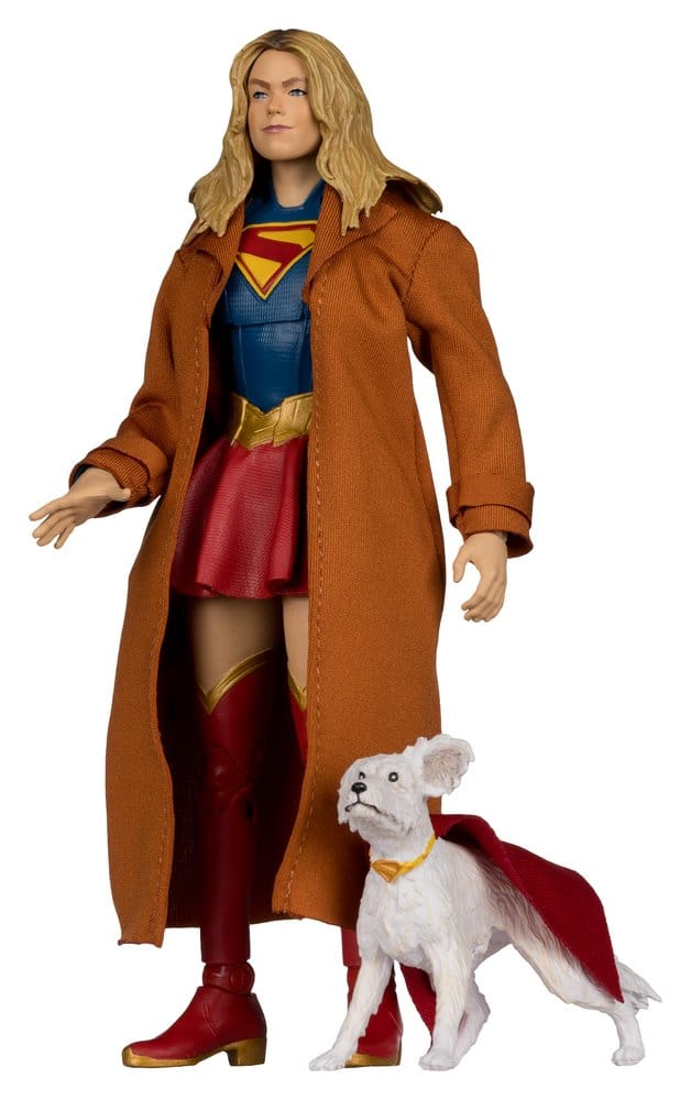 PRE ORDINE - Supergirl (2026) DC Theatrical Deluxe Edition Action Figure Supergirl & Krypto (Gold Label) 17 cm