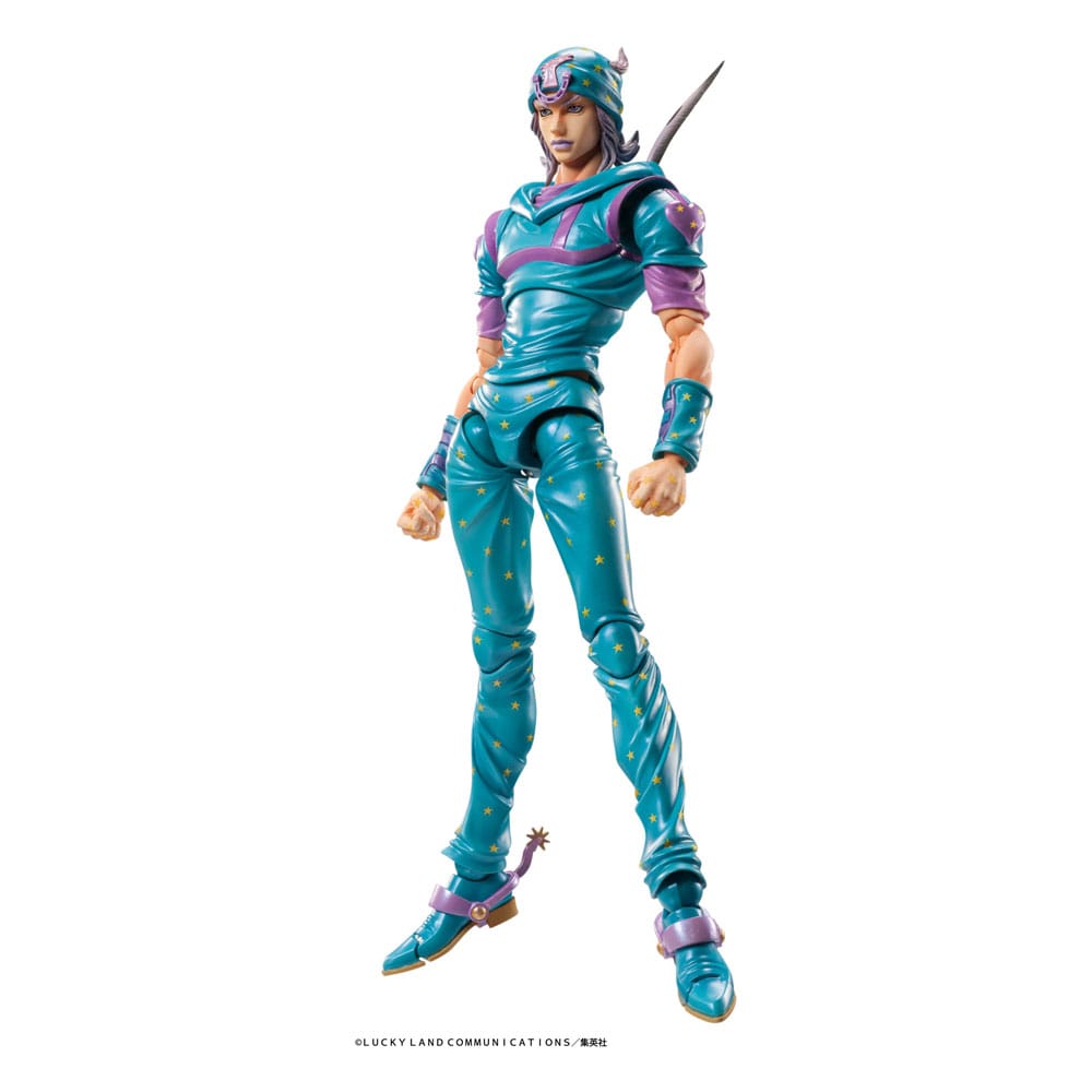 PRE ORDINE - JoJo's Bizarre Adventure Part7 Steel Ball Run Super Action Action Figure Chozokado Johnny Joestar Second 15 cm