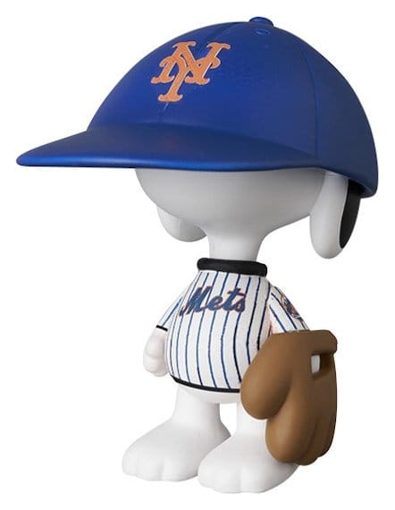 PRE ORDINE - MLB × Peanuts UDF PVC Figure New York Mets Snoopy 7 cm