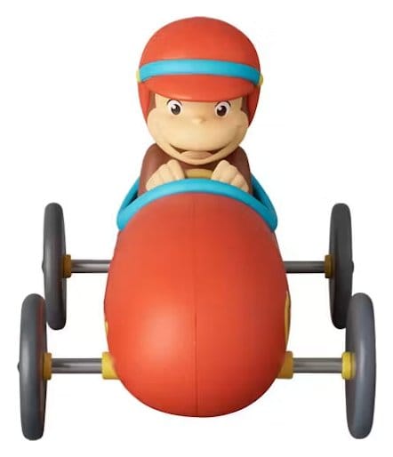 PRE ORDINE - Curious George UDF Mini Figure w/Cart 6 cm