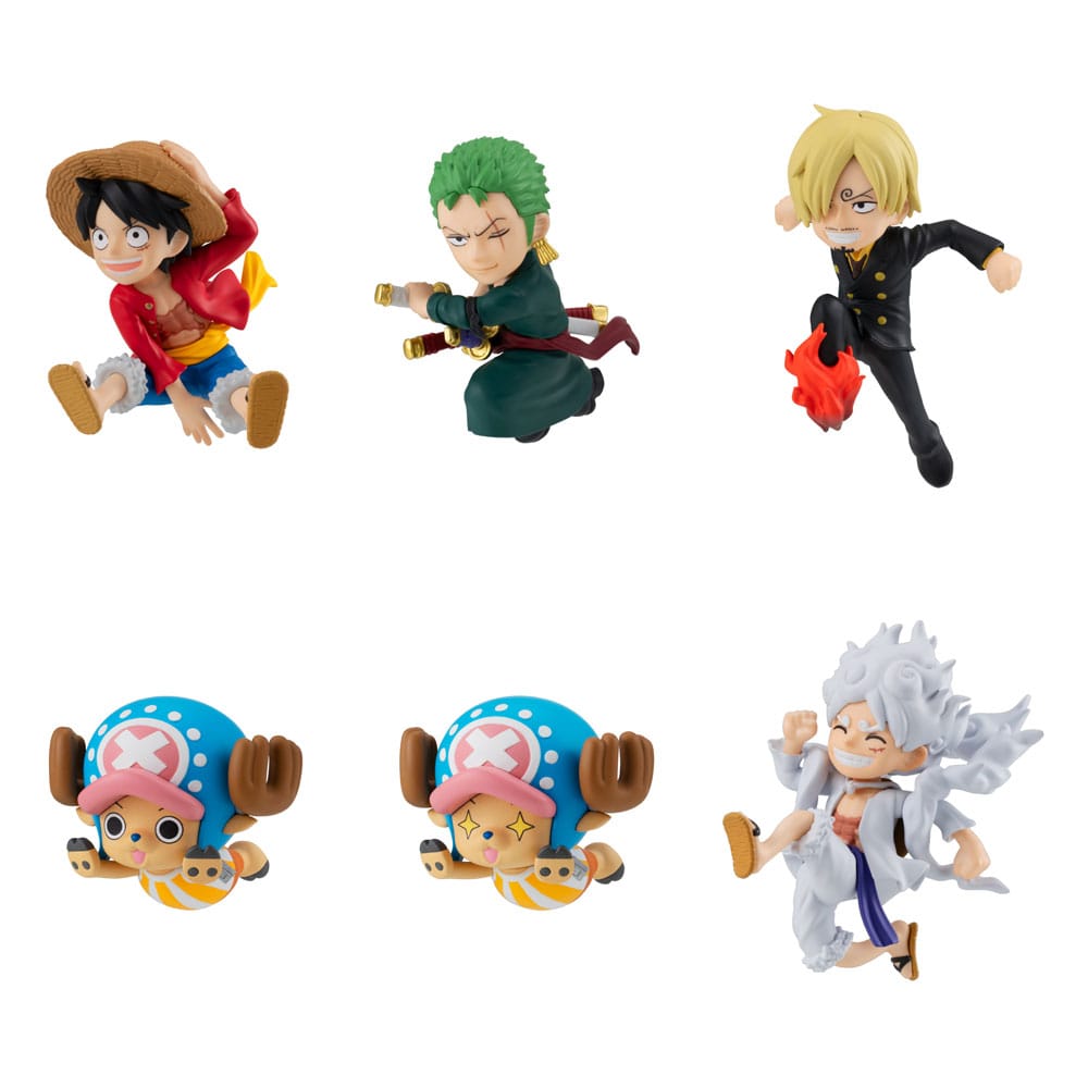 PRE ORDINE - One Piece Tobimasu Trading Figure 5 cm Blind Box Assortment (6)