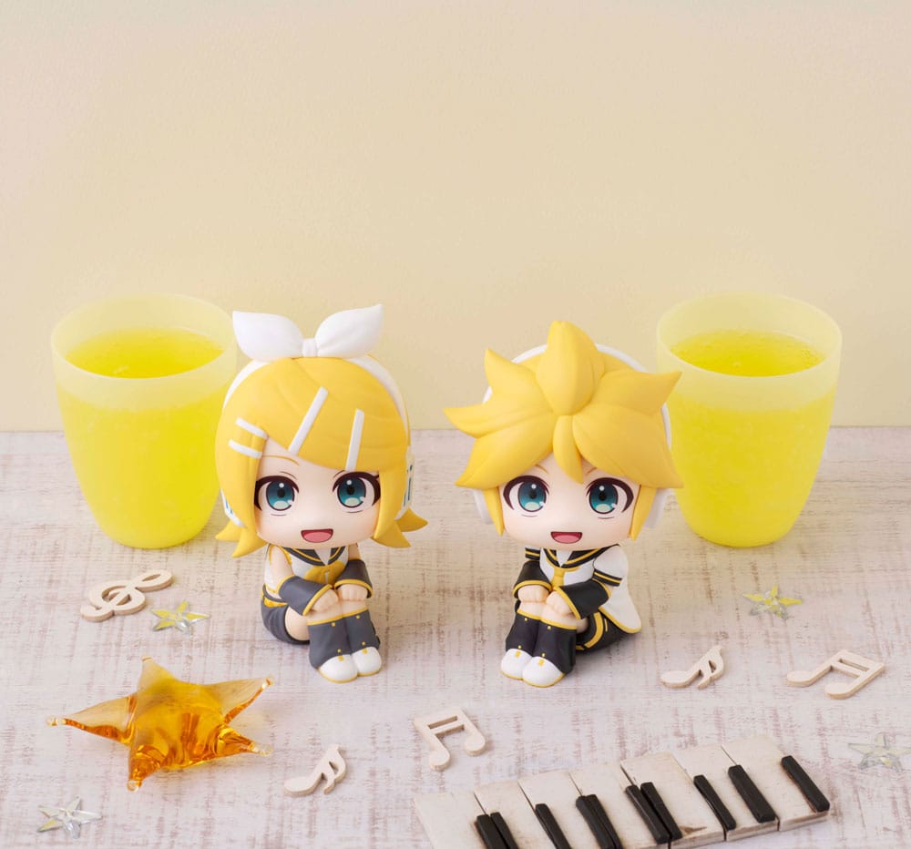 PRE ORDINE - Character Vocal Series: Rin/Len Look Up PVC Statue Hatsune Rin & Len Set (with gift) 11 cm