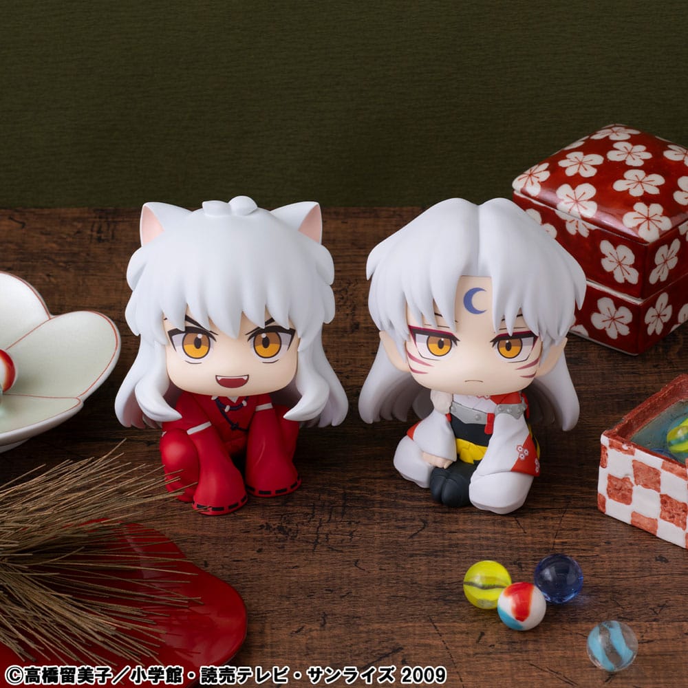 PRE ORDINE - Inuyasha Look Up PVC Statue Inuyasha & Sesshomaru 11 cm (with gift)