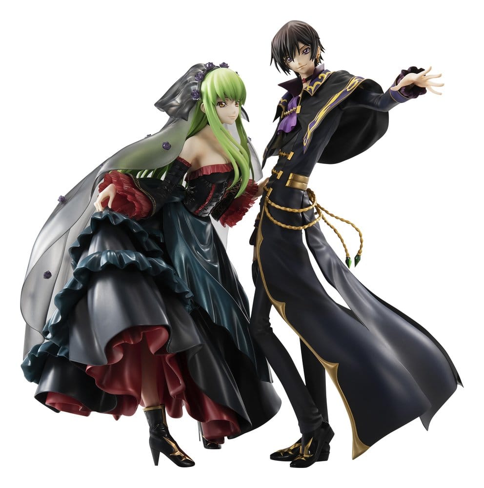 PRE ORDINE - Code Geass: Lelouch of the Rebellion Precious G.E.M. Series Statue 2-Pack L.L. & C.C. 20th Anniversary 25 cm