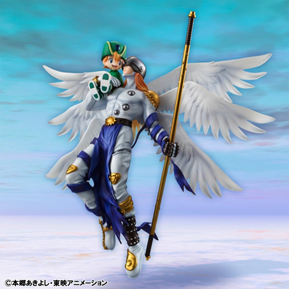 PRE ORDINE - Digimon Adventure G.E.M. Series PVC Figure Angemon & Takeru Takaishi 22 cm (Repeat)