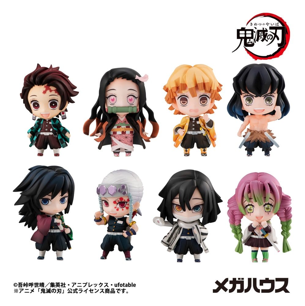 PRE ORDINE - Demon Slayer Kimetsu no Yaiba Trading Figure Tanjiro & Friends 5 cm Assortment (8)