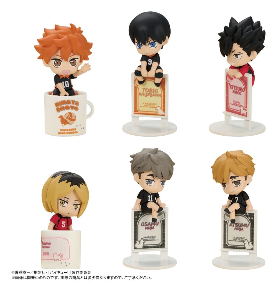 PRE ORDINE - Haikyu!! Ochatomo Series Trading Figure 4 cm Blind Box Assortment (6)