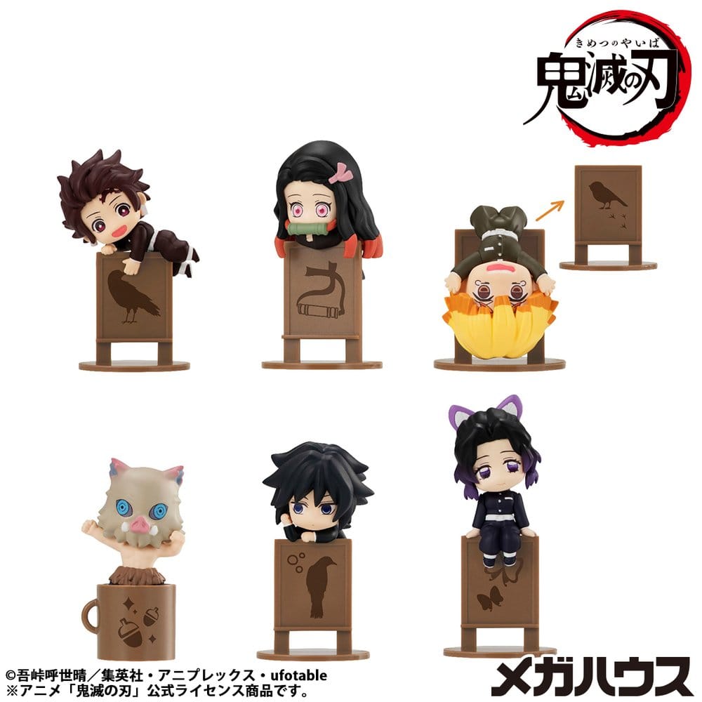 PRE ORDINE - Demon Slayer Kimetsu no Yaiba Ochatomo Series Trading Figure 4 cm Assortment (6)