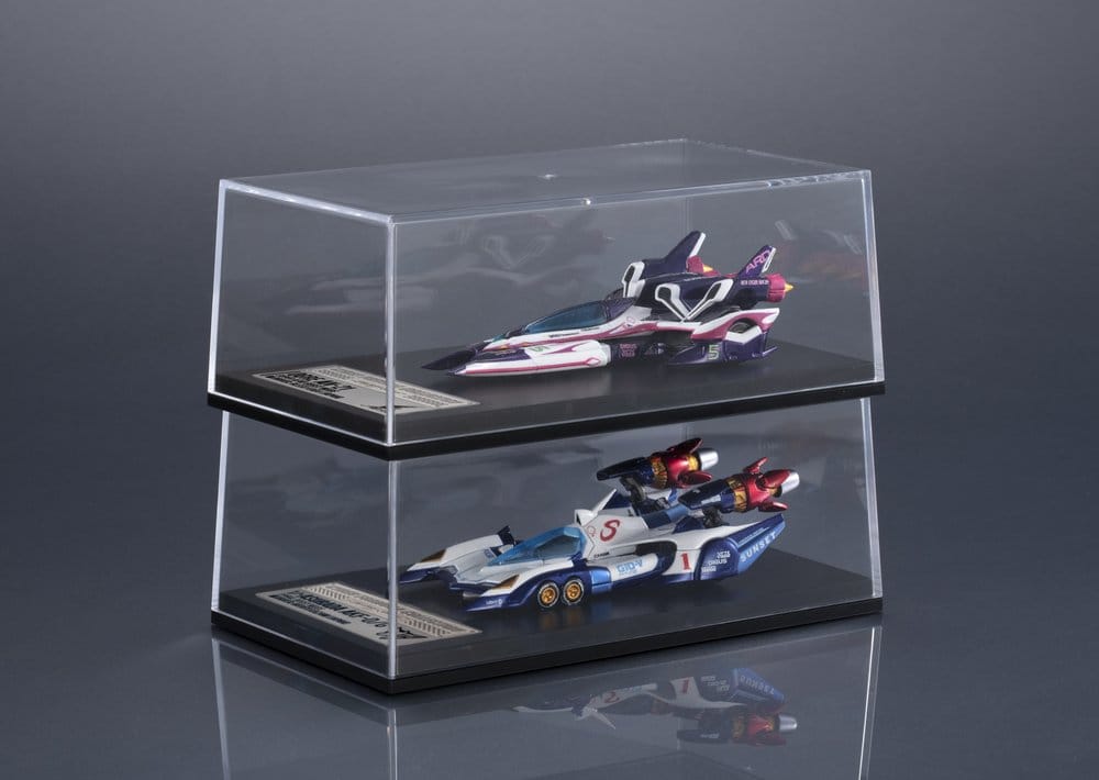 PRE ORDINE - Future GPX Cyber Formula Vehicles 2-Pack vAsurada AKF-0/G spiral boost mode & OGRE AN-21 super Aero boost mode Set Heritage Edition 9 cm