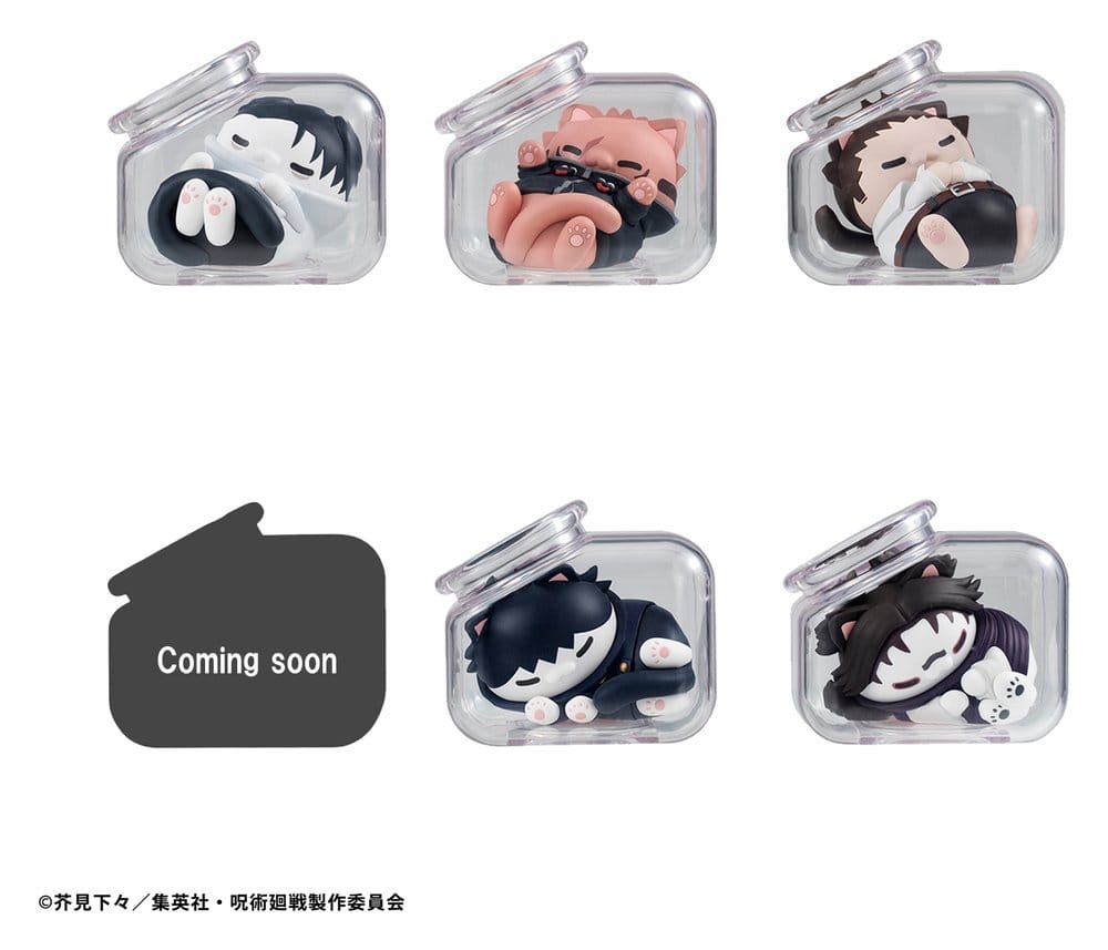 PRE ORDINE - Jujutsu Kaisen Mega Cat Project Trading Figure Good Night Jujutsu Cats 7 cm Assortment (6)