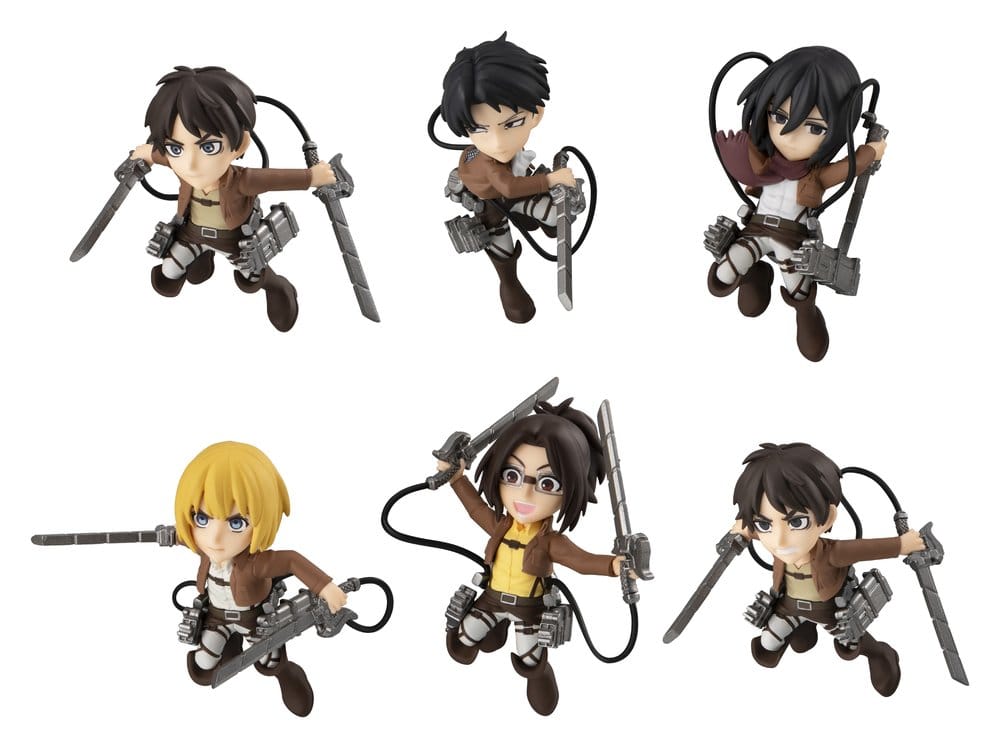 PRE ORDINE - Attack on Titan Tobimas Mini Figures Blind Box Assortment (6)