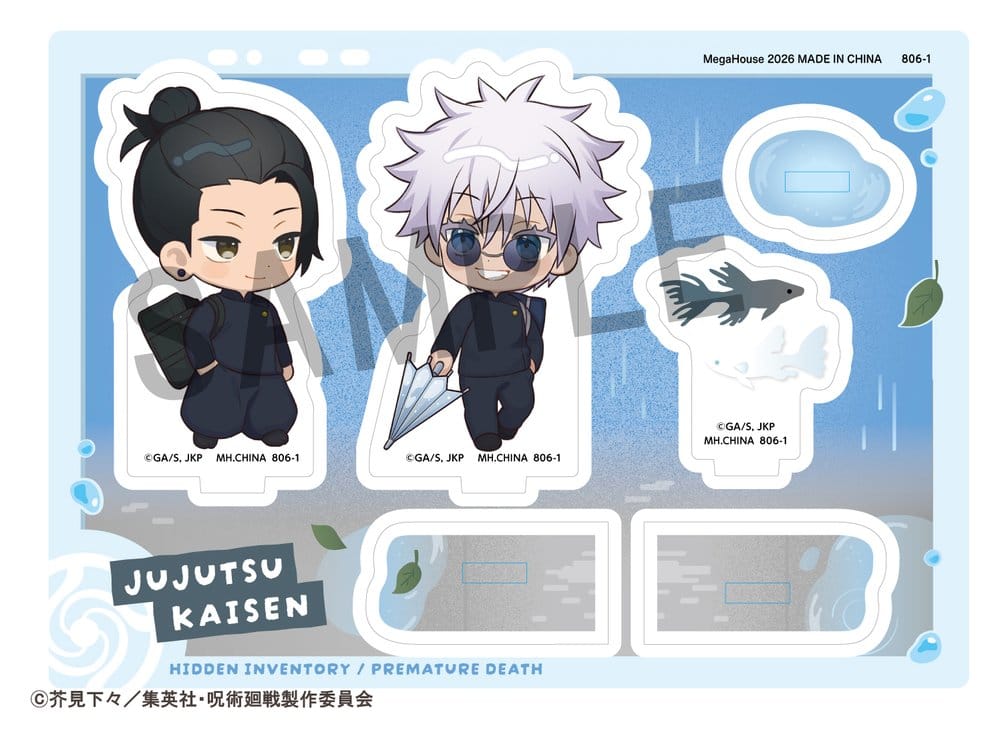 PRE ORDINE - Jujutsu Kaisen Buddycolle Acrylic Stand 5th Anniversary A Suguru Geto & Satoru Gojo (Hidden Inventory/Premature Death Ver.) 10 cm