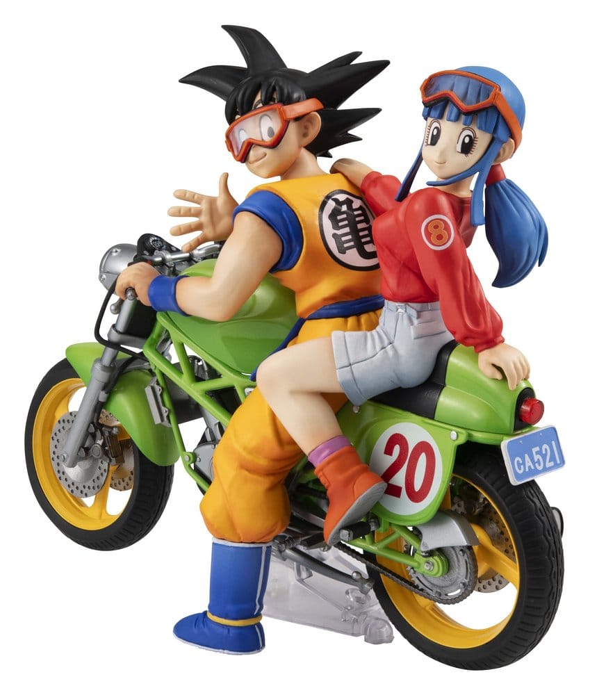 PRE ORDINE - Dragon Ball Z Desktop Real McCoy PVC Figure 05 Son Goku & Chichi Limited Repeat Ver. 15 cm