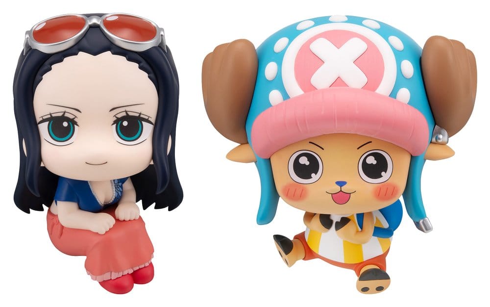 PRE ORDINE - One Piece Lookup PVC Figures 2-Pack Nico Robin & Tony Tony Chopper Excited Ver. 11 cm (with gift)