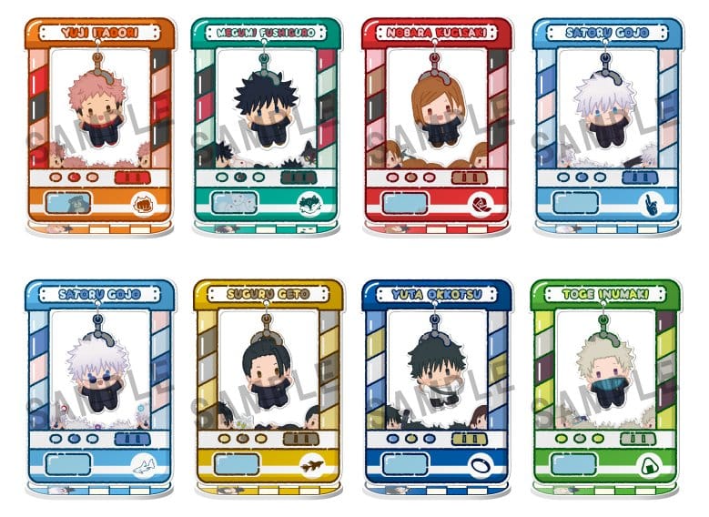 PRE ORDINE - Jujutsu Kaisen Chara Catcher Acrylic Figure Anime 5th Anniversary 9 cm Blind Box Assortment (8)