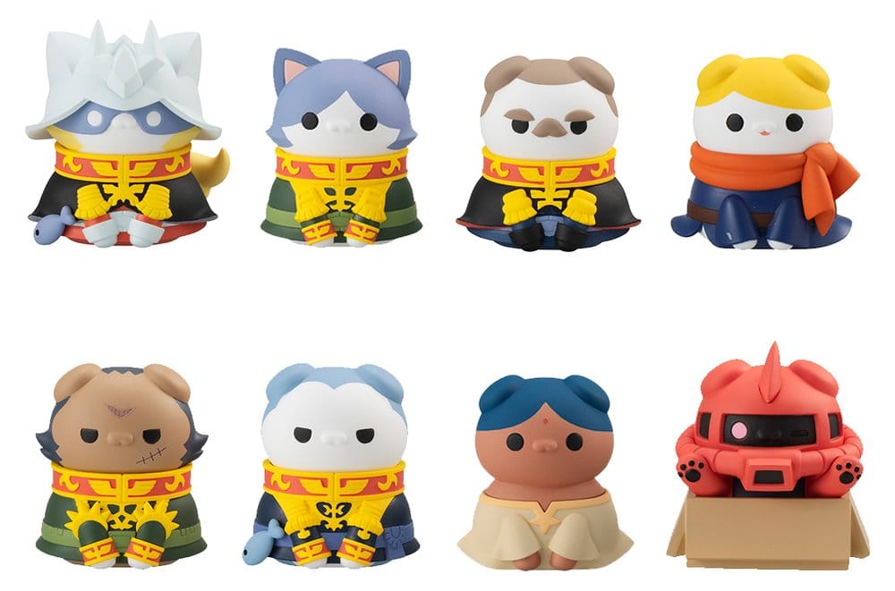 PRE ORDINE - Gundam Mega Cat Project Mini Figures Nyandam We are the Principality of Zeon! Blind Box Assortment (8) (Repeat)