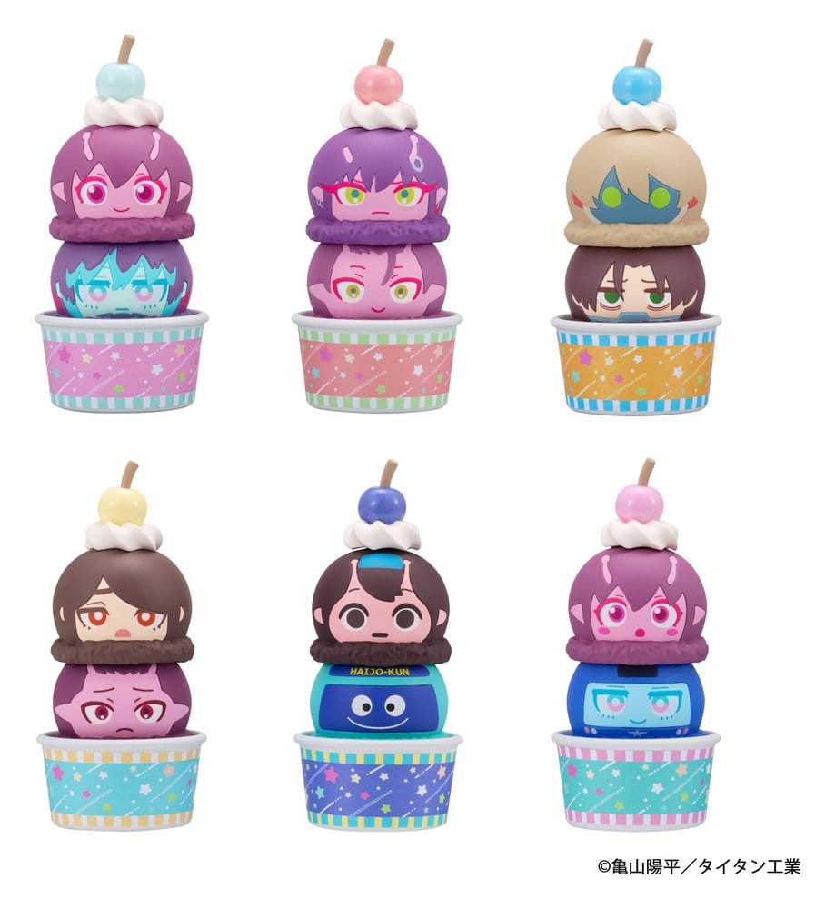 PRE ORDINE - Milky Subway The Galactic Limited Express Tsumichen Stack up & Change Mini Figures 8 cm Blind Box Assortment (6)