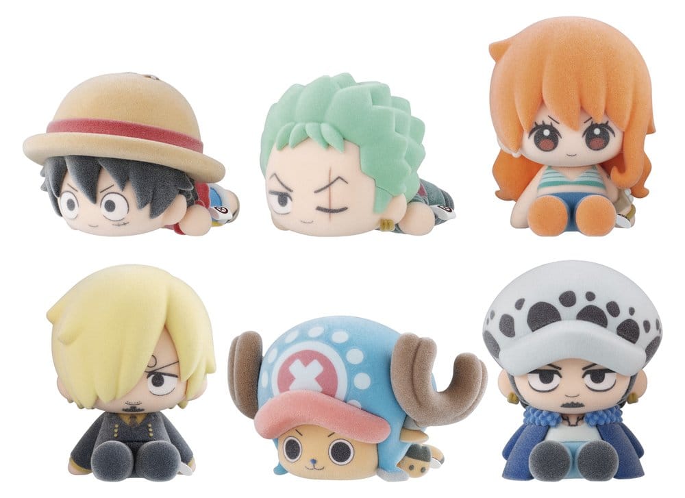 PRE ORDINE - One Piece Nuippo Blind Box Mini Figures 6 cm Display (6)