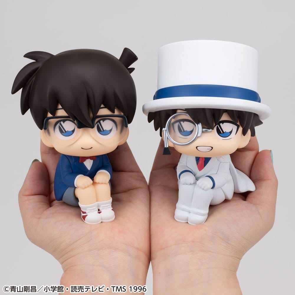 PRE ORDINE - Detective Conan Look Up PVC Figures 2-Pack Conan Edogawa & Kid the Phantom Thief 11 cm (with gift)