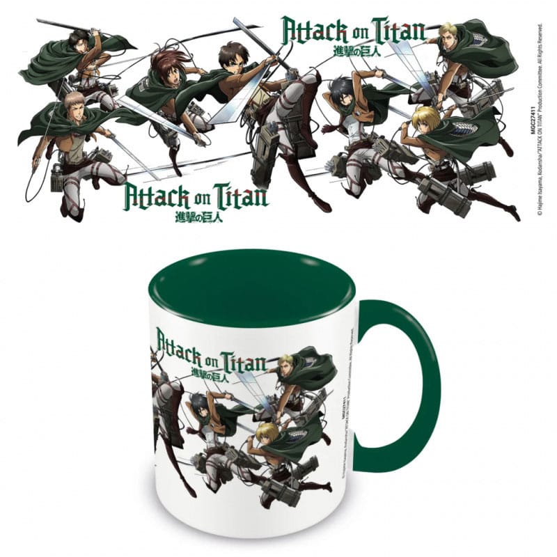 PRE ORDINE - Attack on Titan Mug Characters Season 3