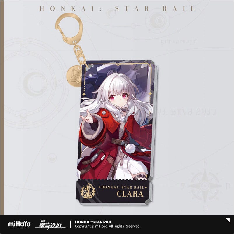 PRE ORDINE - Honkai: Star Rail Character Acrylic Keychain Clara 9 cm