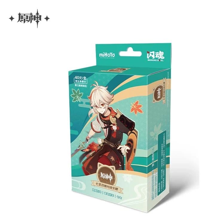 PRE ORDINE - Genshin Impact Trading Card Game Series 03 Pre-Build Starter Deck 07 Kaedehara Kazuha *Chinese Version*