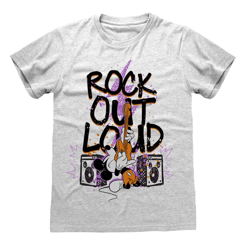 Disney T-Shirt Mickey Rock Out Size M