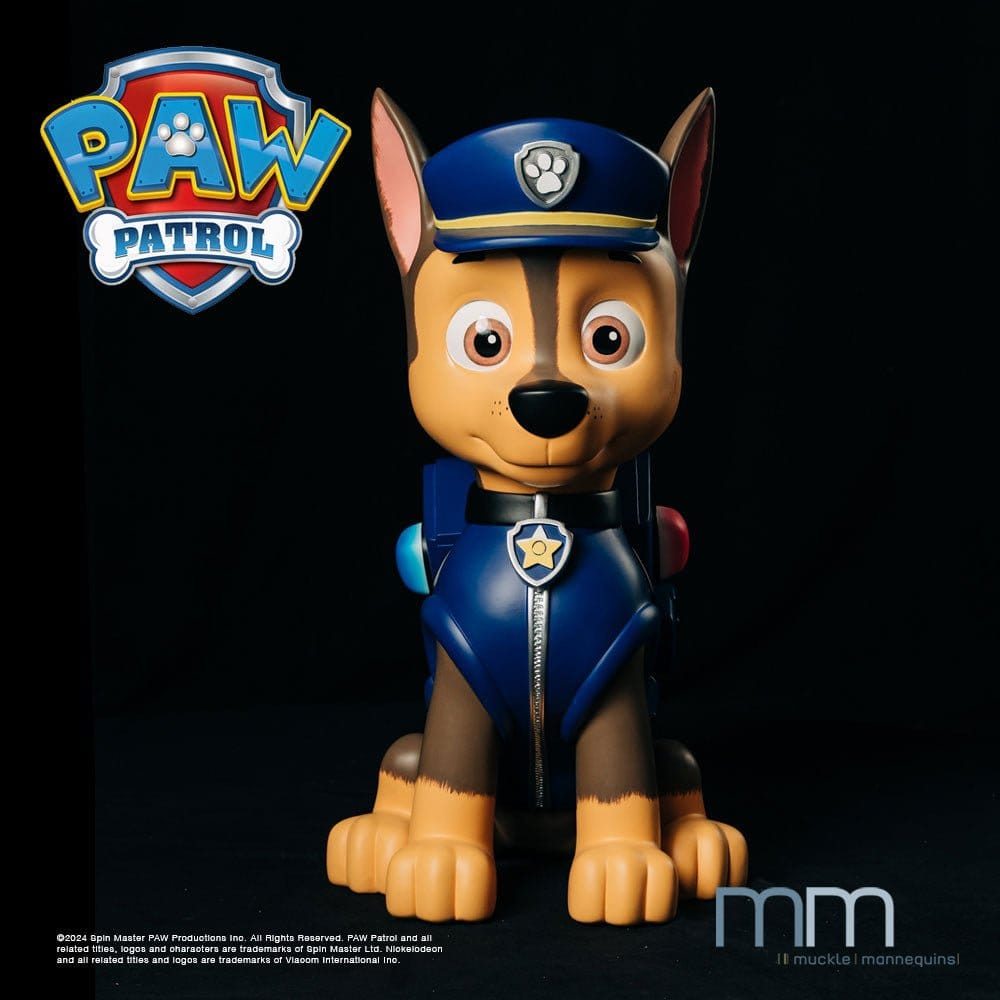 PRE ORDINE - PAW Patrol Life-Size Statue Chase 82 cm