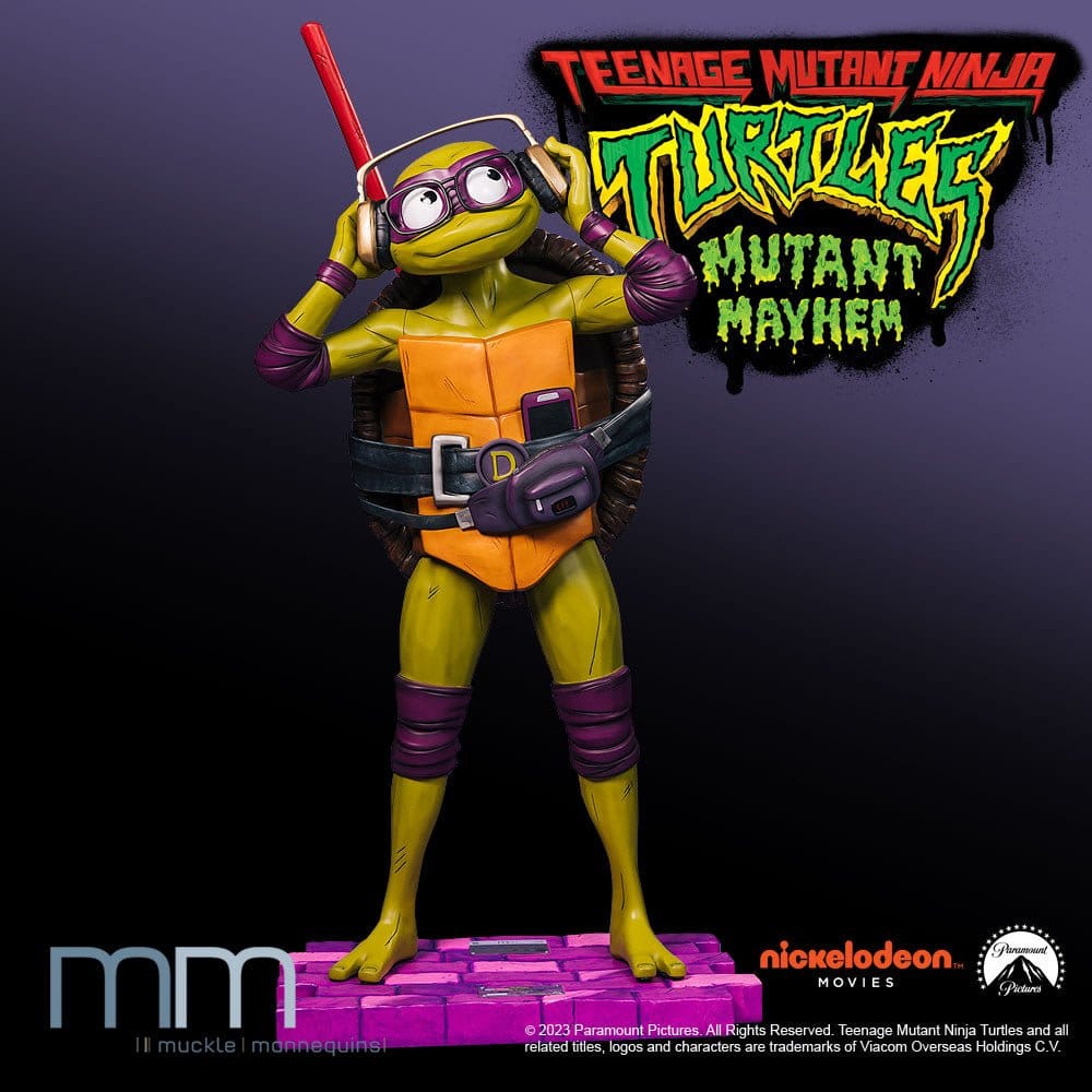 PRE ORDINE - Teenage Mutant Ninja Turtles: Mutant Mayhem Life-Size Statue Donatello 170 cm