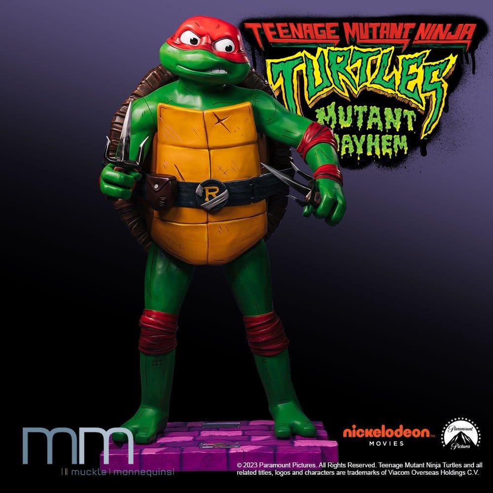 PRE ORDINE - Teenage Mutant Ninja Turtles: Mutant Mayhem Life-Size Statue Raphael 178 cm
