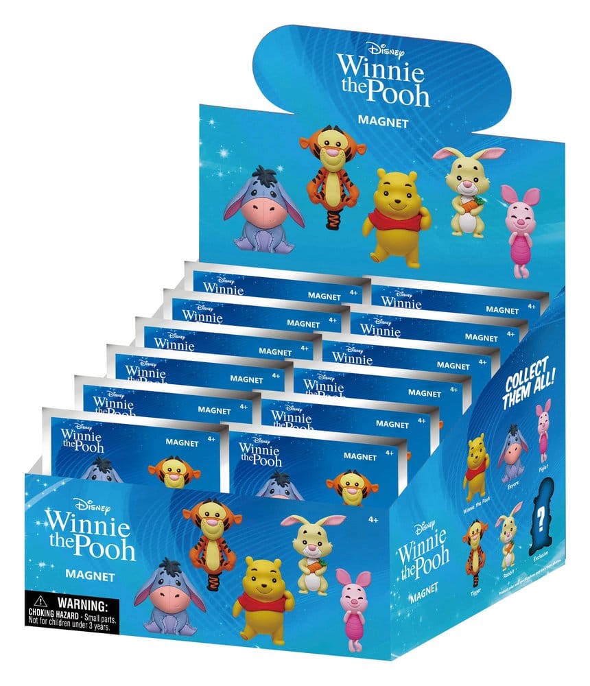 PRE ORDINE - Winnie the Pooh Magnets blind pack Series 1 Display (12)