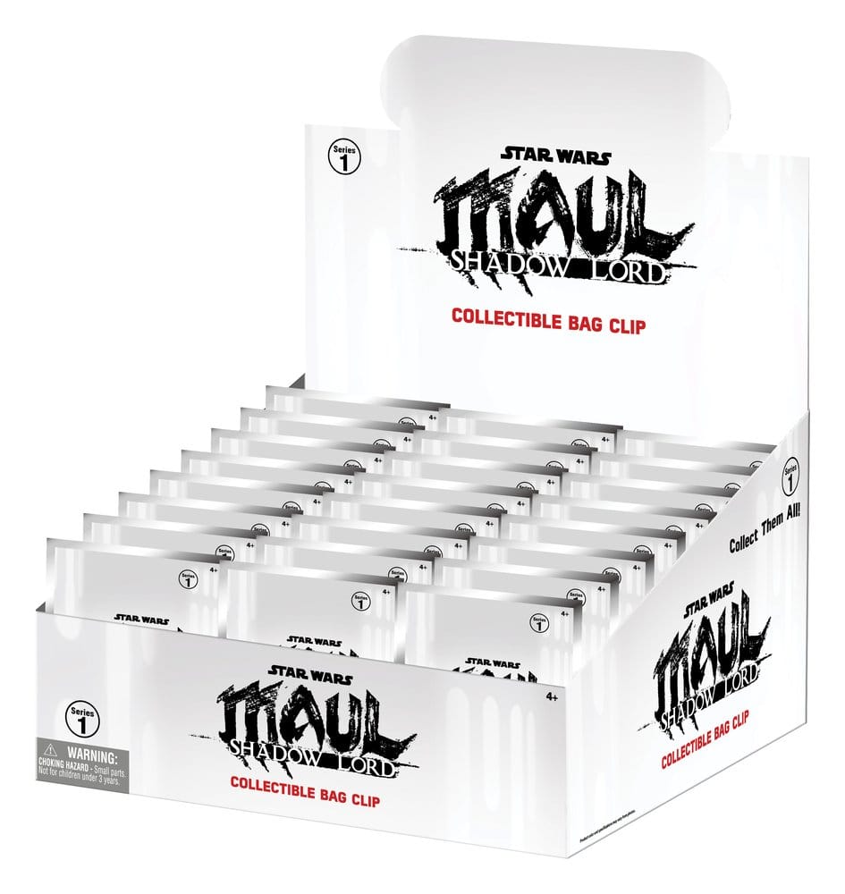 PRE ORDINE - Star Wars: Maul - Shadow Lord 3D Foam Bag Clips Serie 1 Display (24)