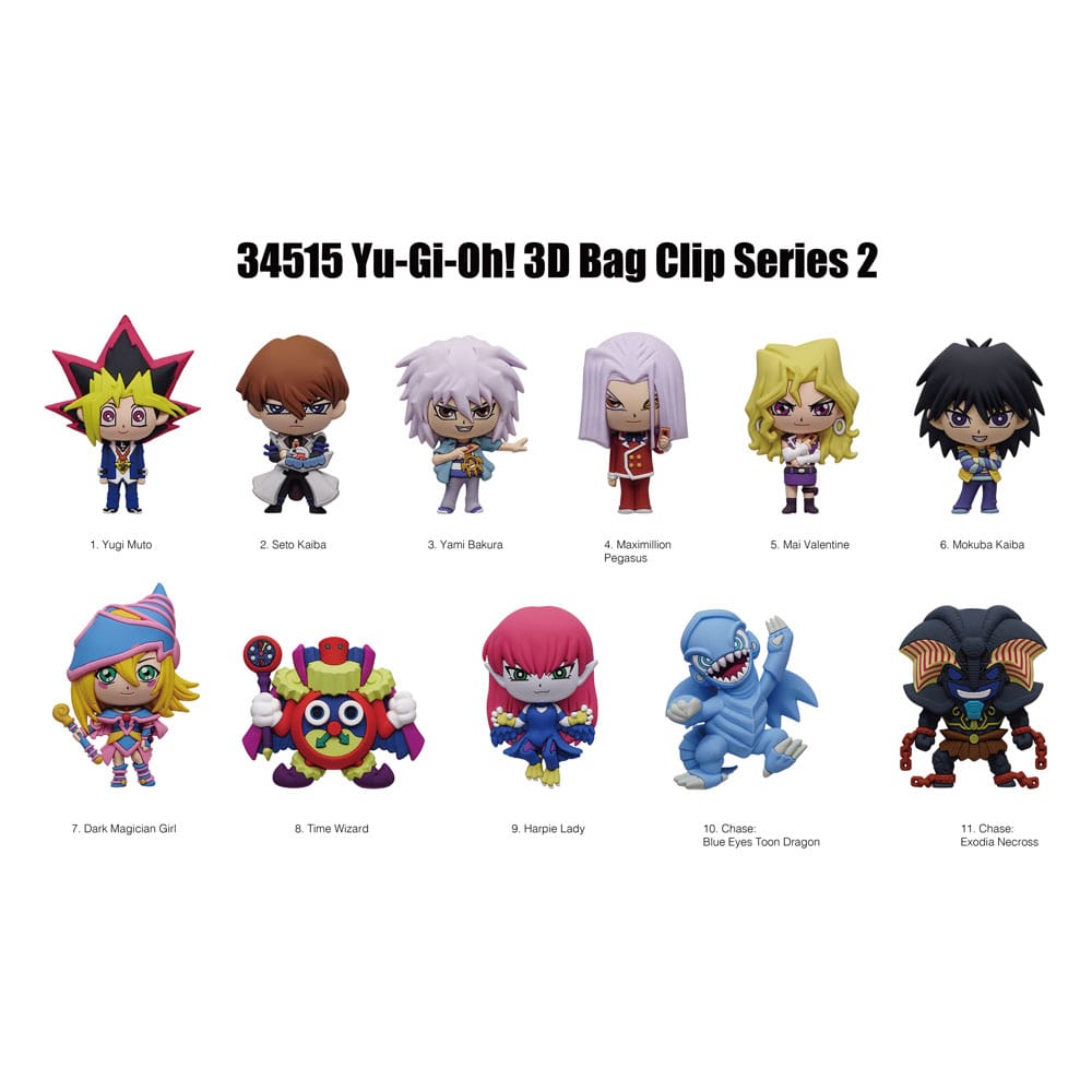 PRE ORDINE - Yu-Gi-Oh PVC Bag Clips Series 2 Display (24)