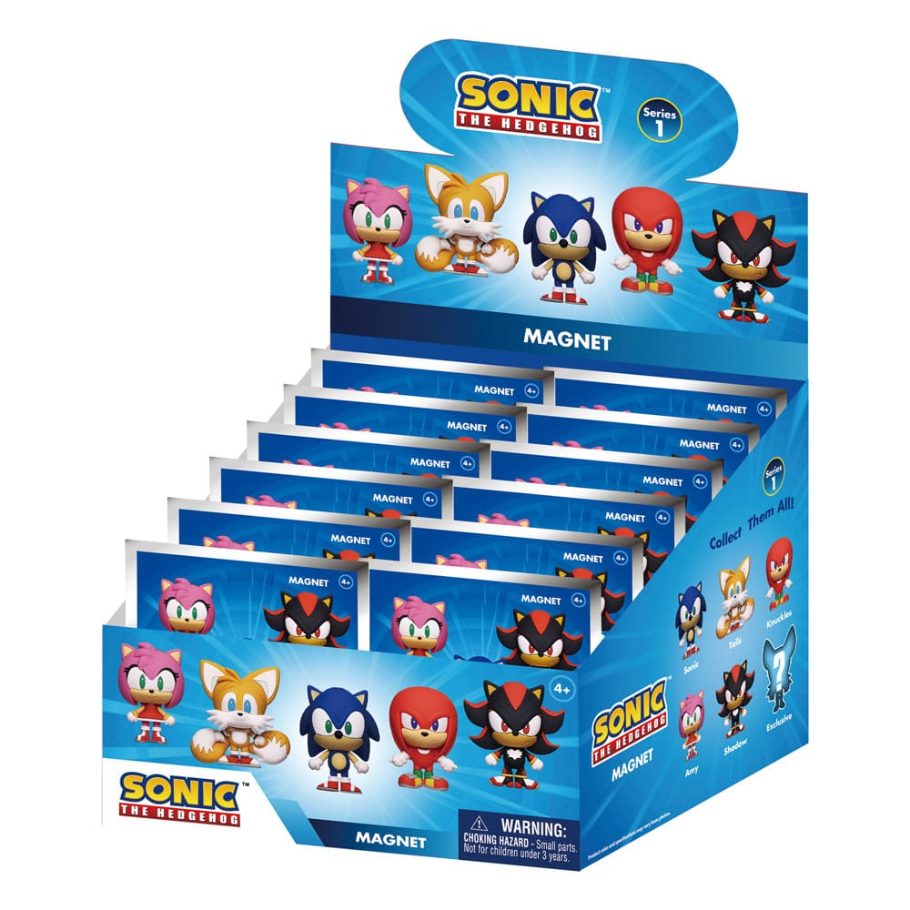 PRE ORDINE - Sonic Magnets blind pack Series 1 Display (12)
