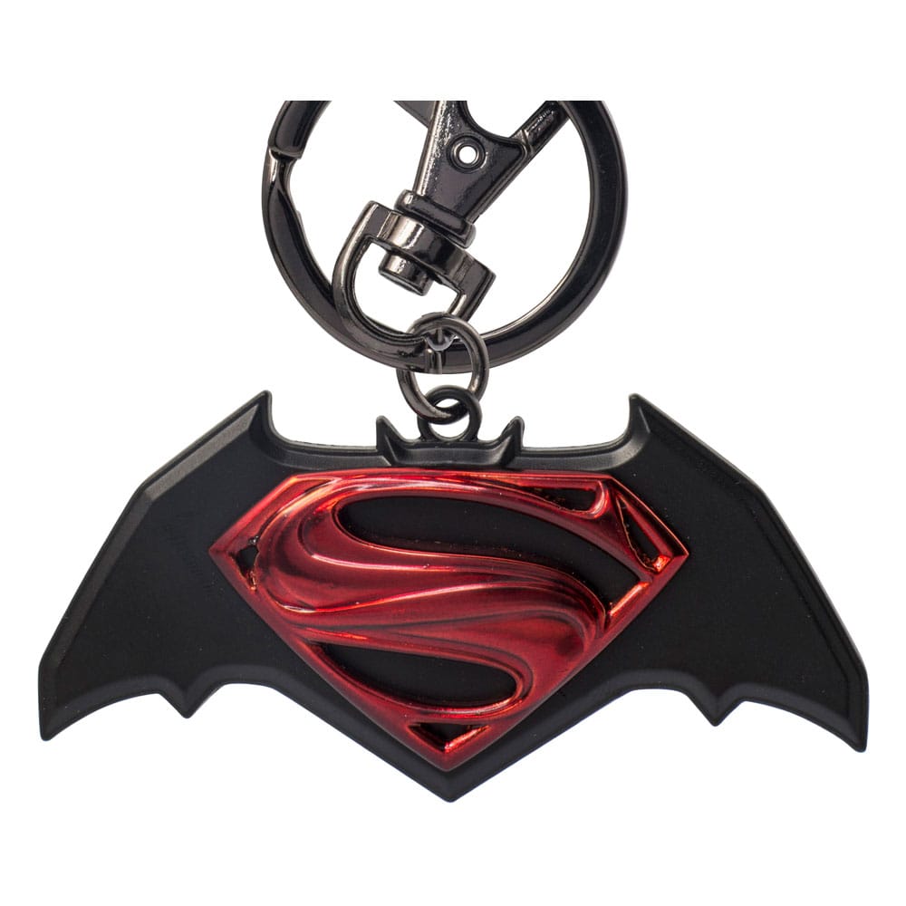 PRE ORDINE - DC Comics Pewter-Keychain Batman vs. Superman Logo