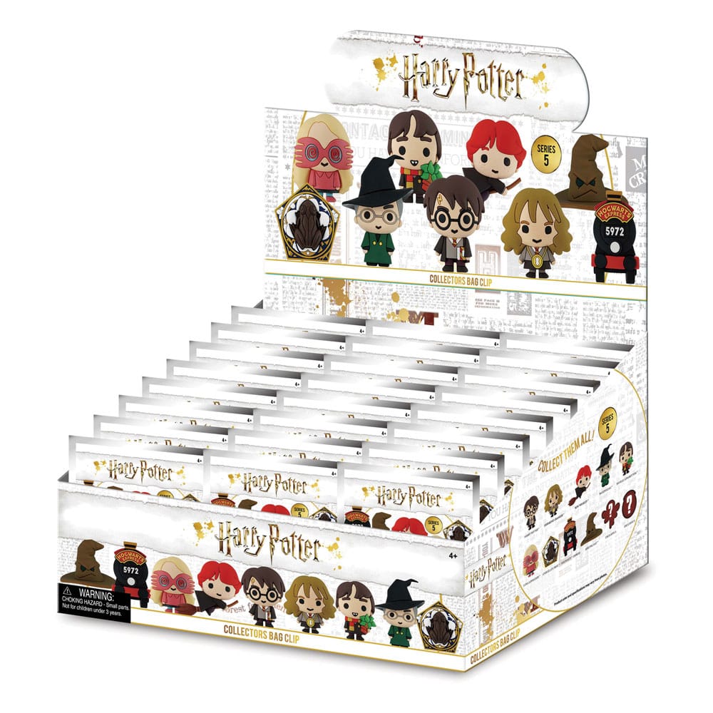 PRE ORDINE - Harry Potter 3D PVC Bag Clips Series 5 Display (24)