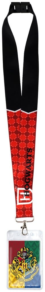 PRE ORDINE - Harry Potter Deluxe Lanyard with Card Holder Hogwarts Crest