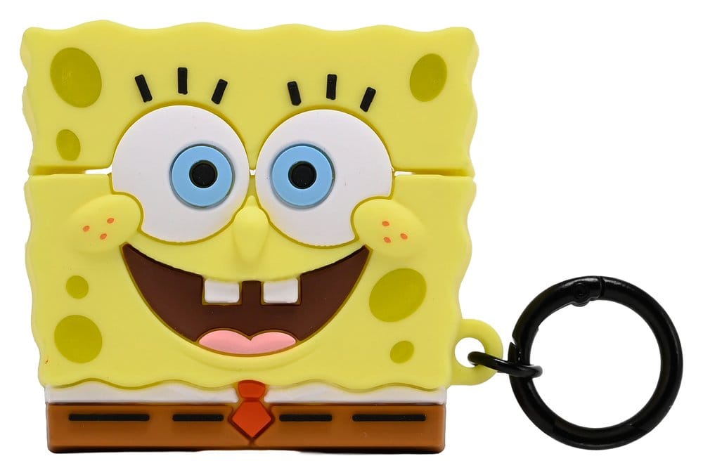 PRE ORDINE - SpongeBob 3D Foam Airpods Case Bag Clip Display (12)